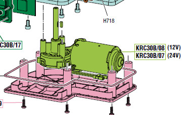 RATIOMOTOR GROUP 12V pumpa motor