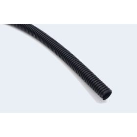   Grease tube, lubrication line, hose, plastic PA6 waved tube, black 6,7x10 S1,7, 50M roll