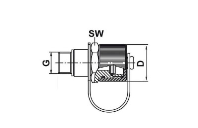 Gyorstöltő adapter M20x1,5 100-201 töltőhöz