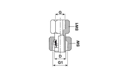 Adapter Manométerhez 6mm G1/4^BSP