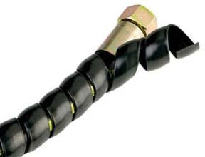 Tömlővédő, kábelvédő műanyag spirál 21-25 átm. (25m/doboz)